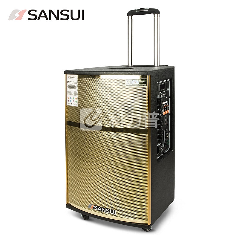 山水 (SANSUI)SG2-12 广场舞音响 户外便携式蓝牙拉杆音箱双麦克风12英寸
