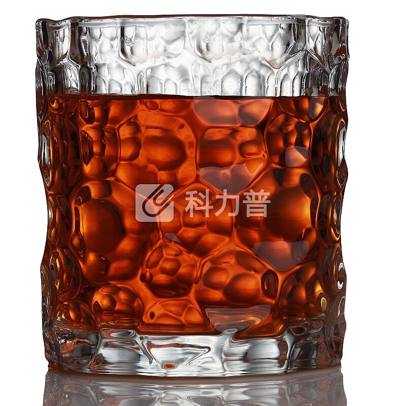嘉鸿美居 无铅玻璃杯加厚洋酒烈酒威士忌啤酒杯水杯白酒果珍饮料杯啤酒单只装280ml 无色透明