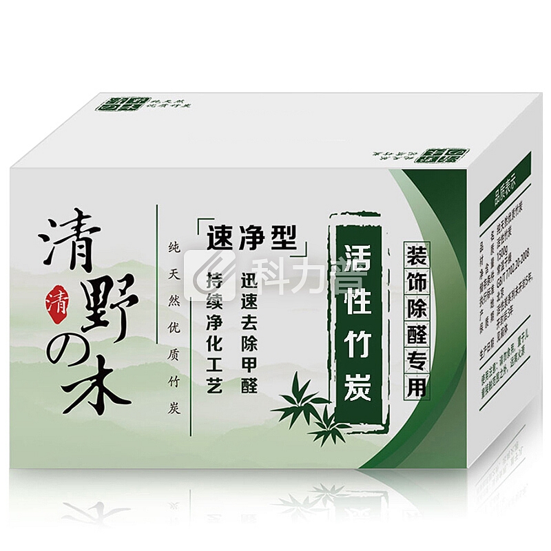 清野の木 活性竹炭1kg 清野之木 装修除甲醛活性炭 新房新车新家具除味去甲醛