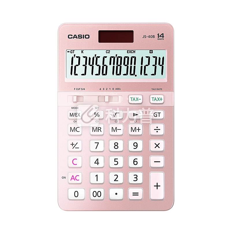 卡西欧(CASIO)JS-40B 计算器14位 时尚办公