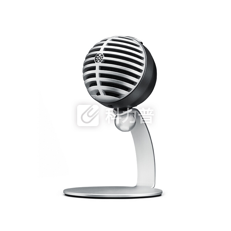 舒尔 Shure MV5 数字电容话筒 家庭录音播客手机麦克风 浅灰色