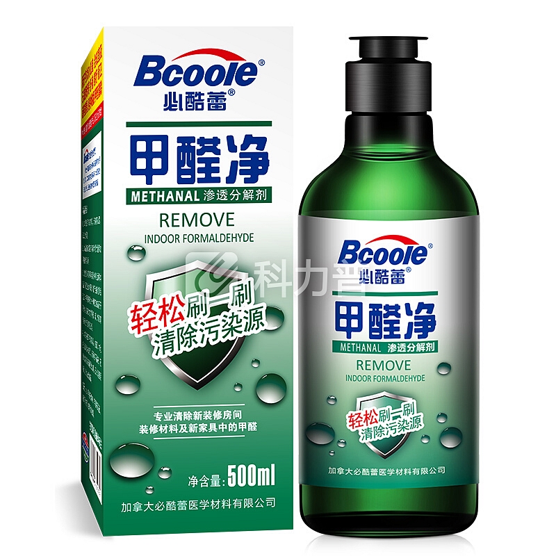 必酷蕾(Bcoole)家具甲醛渗透分解剂 去除甲醛清除剂 装修汽车净化除味家具渗透剂500ml