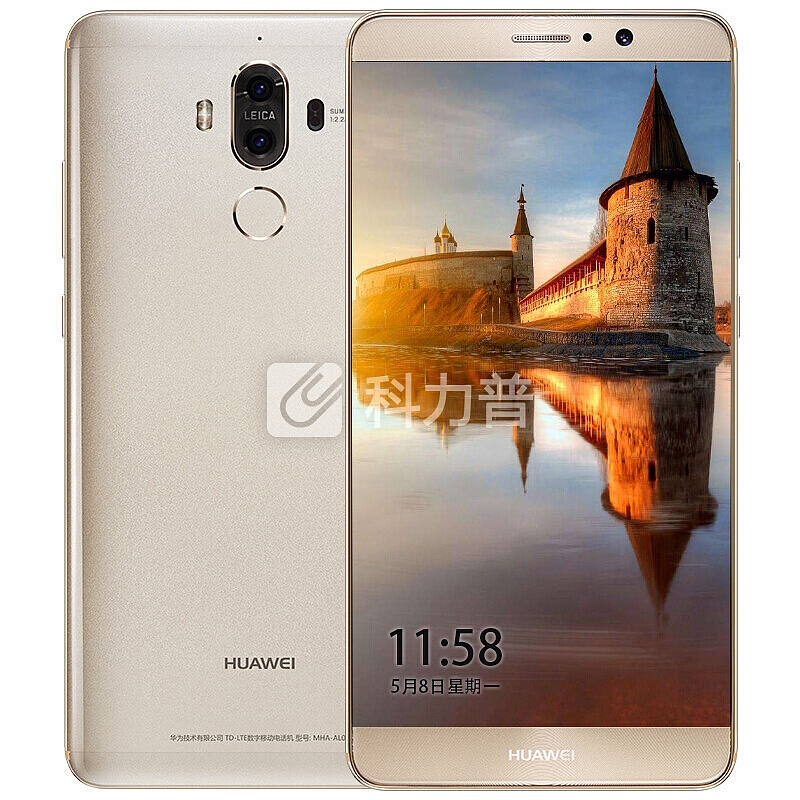 华为(HUAWEI) 华为 Mate9 全网通4G智能手机 双卡双待 香槟金 6G+128G