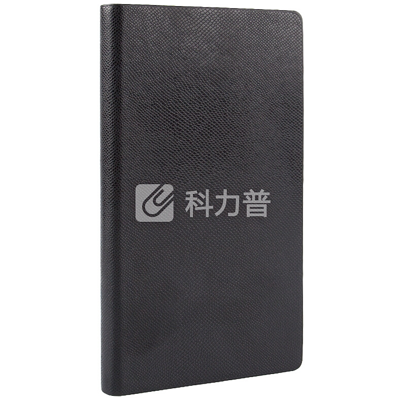 广博(GuangBo)25K120张简约硬挺商务皮面记事本子/文具笔记本 黑色GBP25733