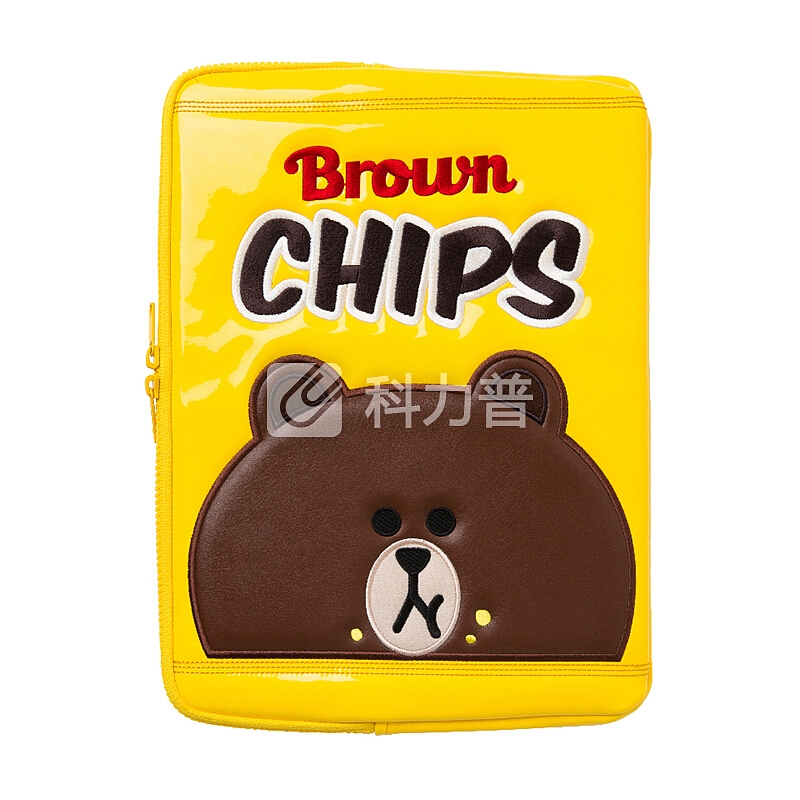 LINE FRIENDS LINE FRIENDS 笔记本电脑包13寸 布朗熊&薯条 动漫周边办公旅行便携笔记本包