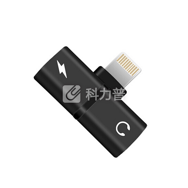 希讯 (HOPECENT) lighting接口苹果音频转接头 P-01希讯转接头 充电/听歌/通话三个一接头 陨石黑