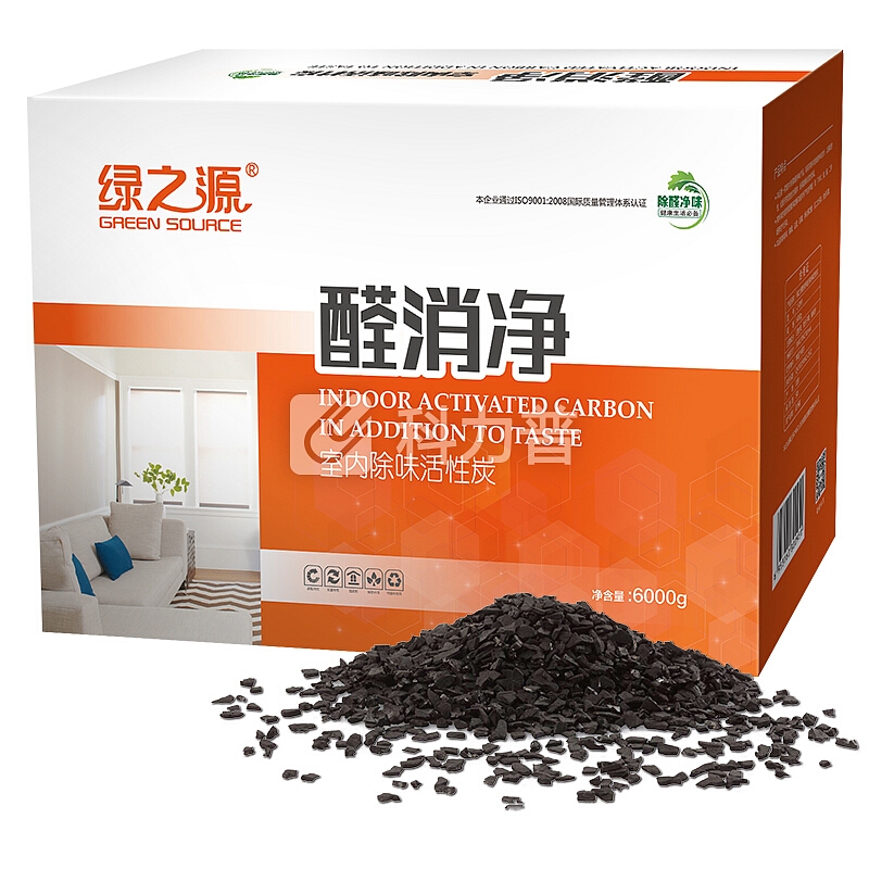 绿之源 6000g醛消净 室内除味活性炭新房装修活性炭包 车用去除甲醛清除剂竹炭包