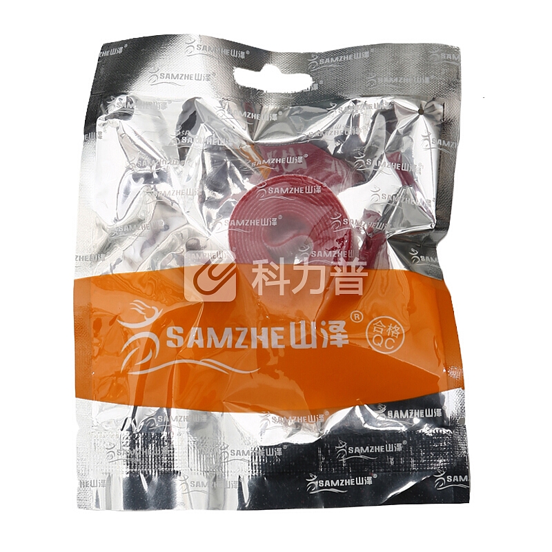 山泽(SAMZHE) 自由裁剪电脑扎线带/捆/绑/理/束线带 背靠背魔术贴 整理带 理线器 20*1000mm 红色 MST-10