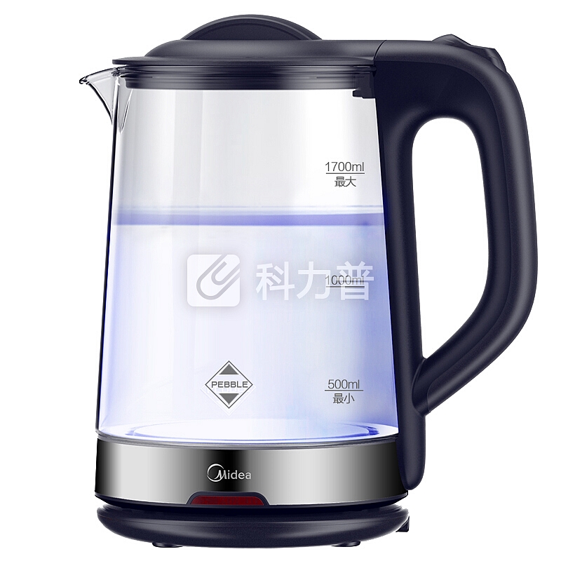 美的 Midea 美的（Midea）电水壶热水壶电热水壶玻璃水壶高硼硅玻璃电水壶烧水壶MK-GJ1702
