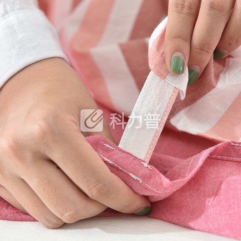 班哲尼 纯棉隔脏睡袋床水洗棉旅行酒店防脏床单睡袋三人加宽便携式旅游防脏床单 红条纹200*215cm
