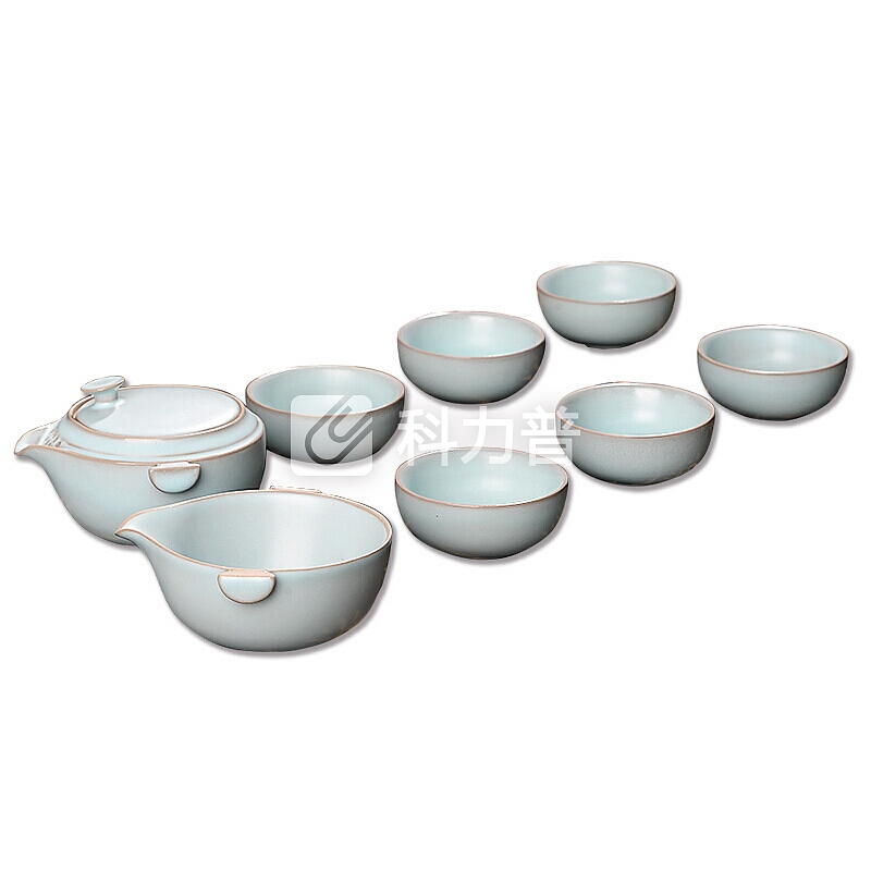 【全场五折】功夫茶具 美人如玉 陶茶壶茶杯公道杯整套 美人如玉