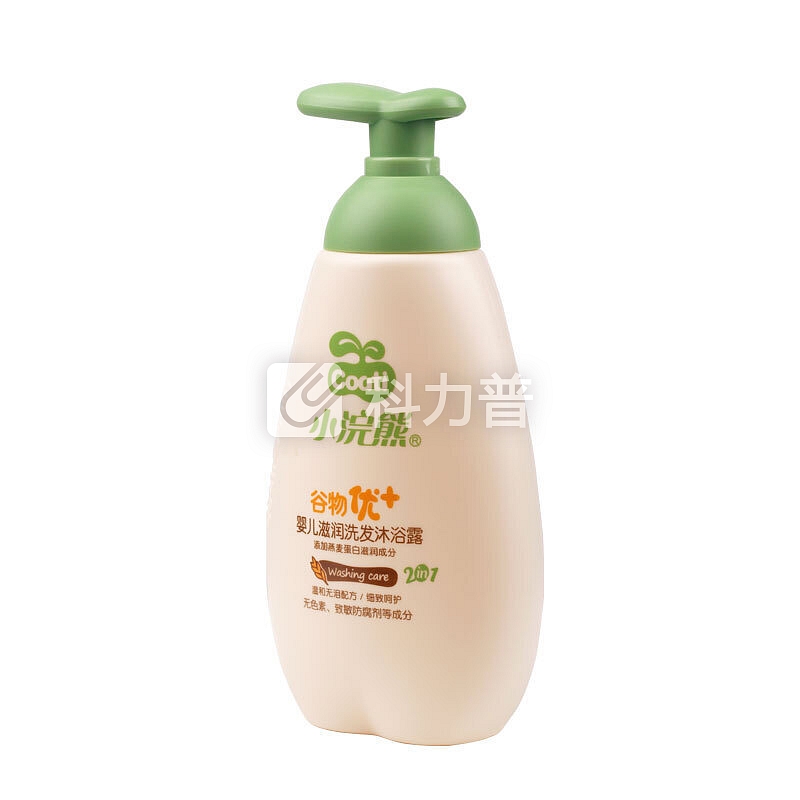 婴儿沐浴乳/皂 小浣熊 婴儿滋润洗发沐浴露 300ml