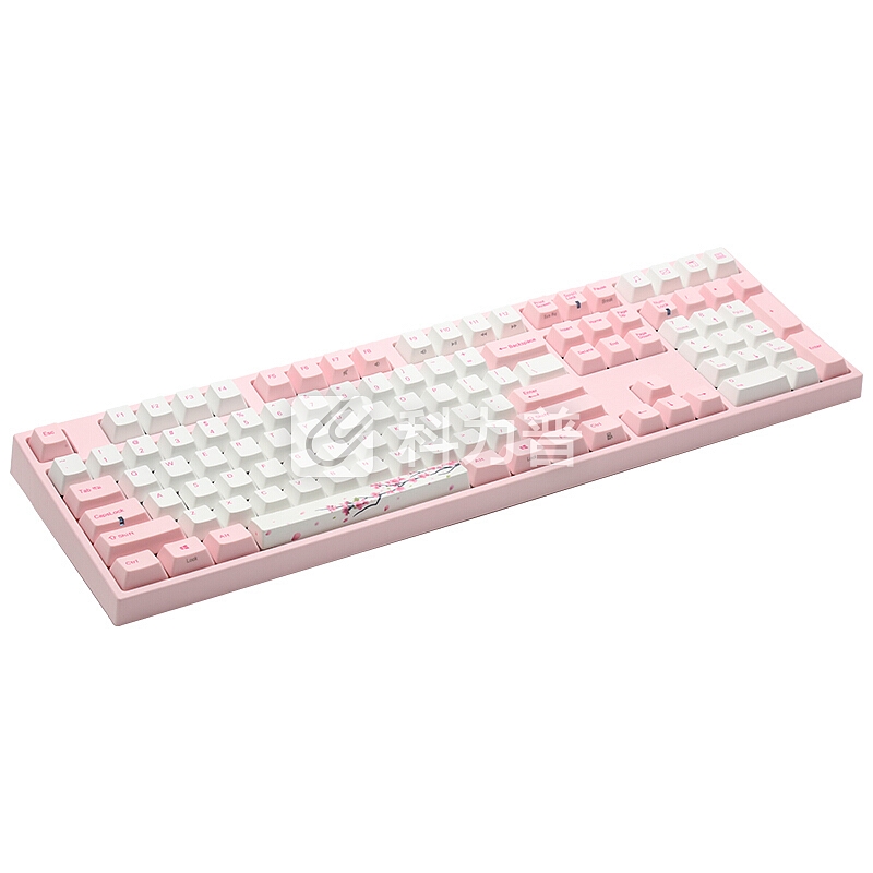 阿米洛(Varmilo)VA108键樱花定制系列机械键盘 樱花粉色cherry速度银轴