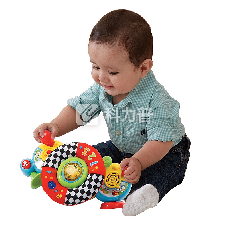 伟易达(Vtech)早教玩具婴儿方向盘中英双语玩具益智玩具儿童节礼物