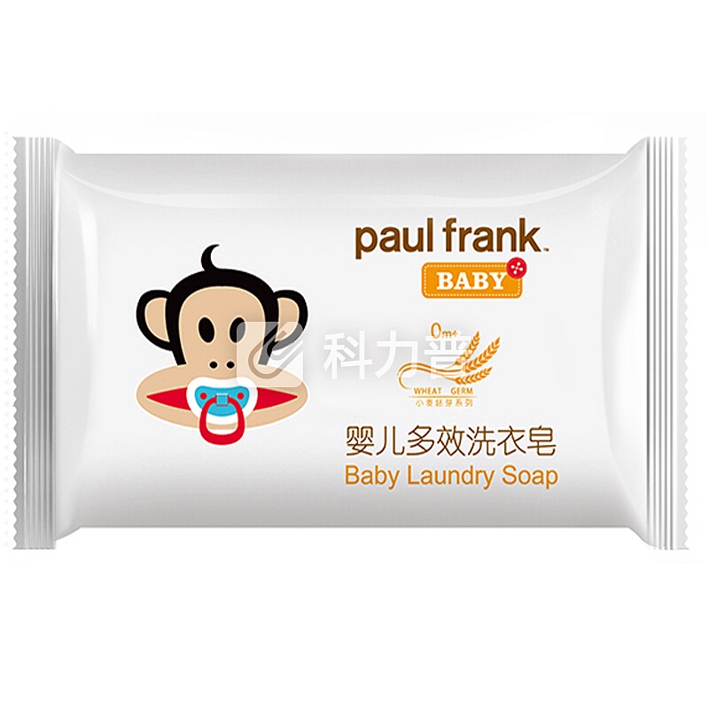 大嘴猴(paulfrank) 儿童洗衣皂京东自营婴儿洗衣皂液婴幼儿专用肥皂小孩白色手洗皂植物配方100g*3