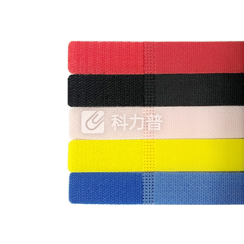 飞遁(LESAILES)五彩炫酷20*150mm 电脑扎线带/捆/绑/理/束线带 背靠背魔术贴 整理带 理线器 五色套装凑单