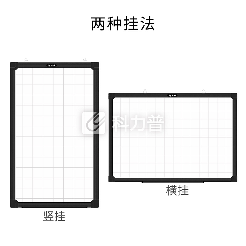 索顿60*90cm挂式暗格白板办公会议磁性带暗格白板涂鸦记事绘画书写板写字板教学培训黑板