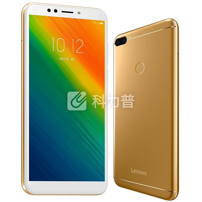 联想K5 Note 4GB+64GB 旭日金 6英寸全面屏双摄 3760mAh大电池 全网通4G手机 双卡双待