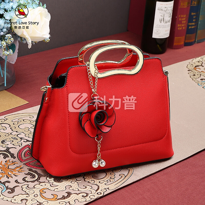 新品新娘包包女2018新款手提包结婚包大红色婚礼伴娘包个性百搭斜挎包 墨绿色