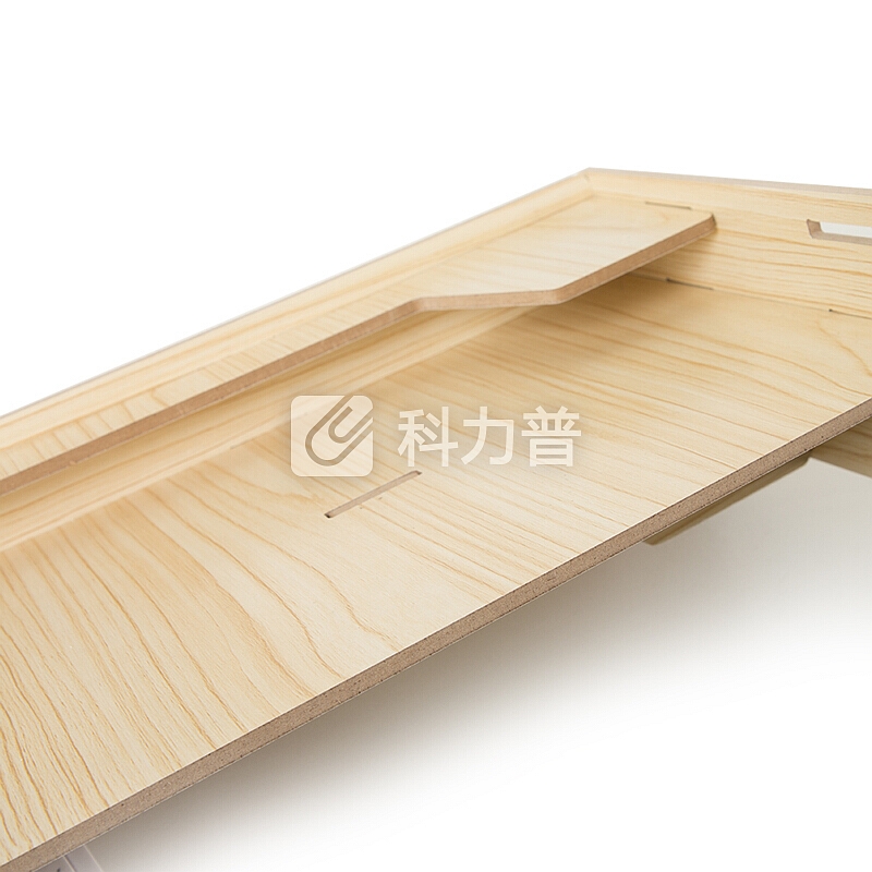 广博(GuangBo)木质电脑显示器增高架子 置物架底座 显示器支架 桌面键盘收纳架办公用品(带笔筒款)WJK9395