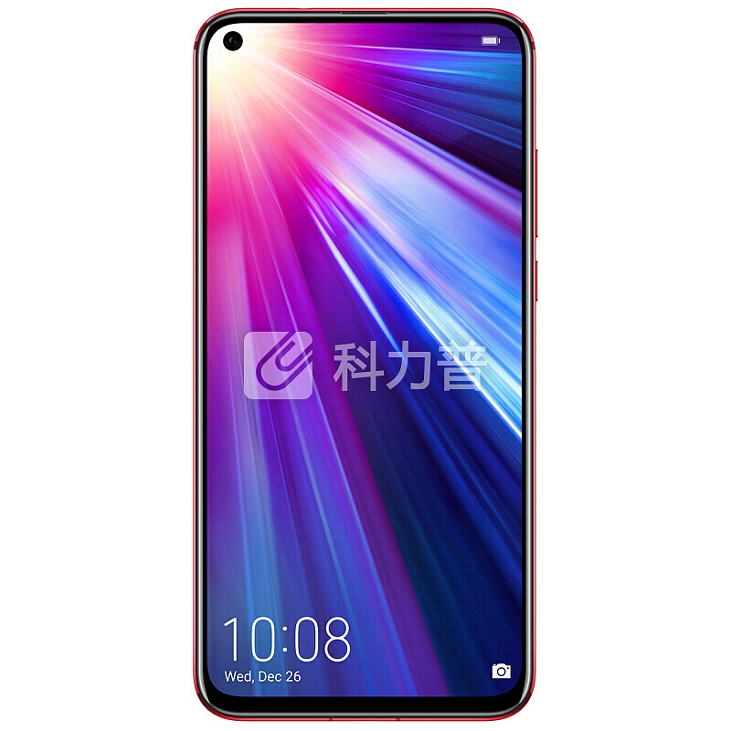 华为(HUAWEI)荣耀V20 手机 全网通 魅丽红(6+128G) 赠荣耀原装耳机