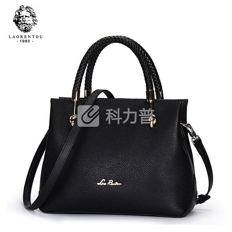 老人头 老人头（LAORENTOU）包包女包牛皮时尚大容量单肩包女港风ck包手提包斜挎包女JD909286J0ZY86L1A黑色