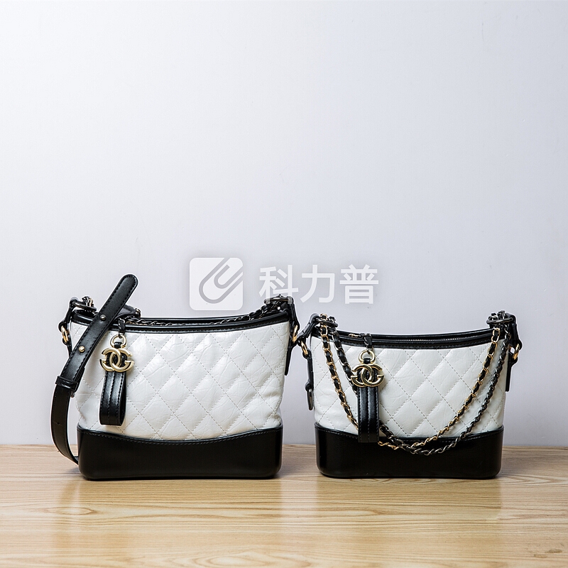 新品2018新款菱格链条包韩版小香风真皮女包单肩斜挎包女小包包流浪包 小号纯银色