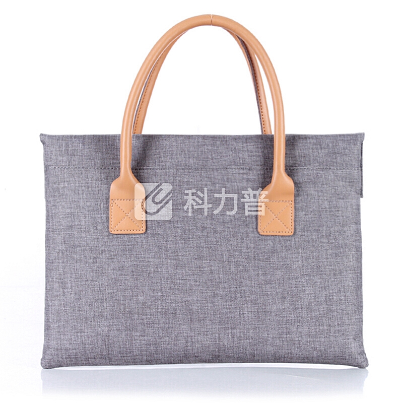 百变猫(baibianmao)简幕 电脑包通用苹果联想微软小米手提包时尚商务休闲笔记本内胆包休闲包15.6英寸 灰色