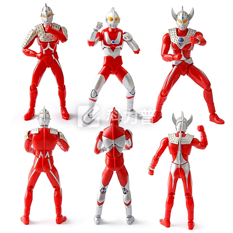 咸蛋超人 ULTRAMAN 咸蛋超人 （ULTRAMAN）奥特曼玩具 超人动漫卡通男孩玩具套装 16处关节可动玩具