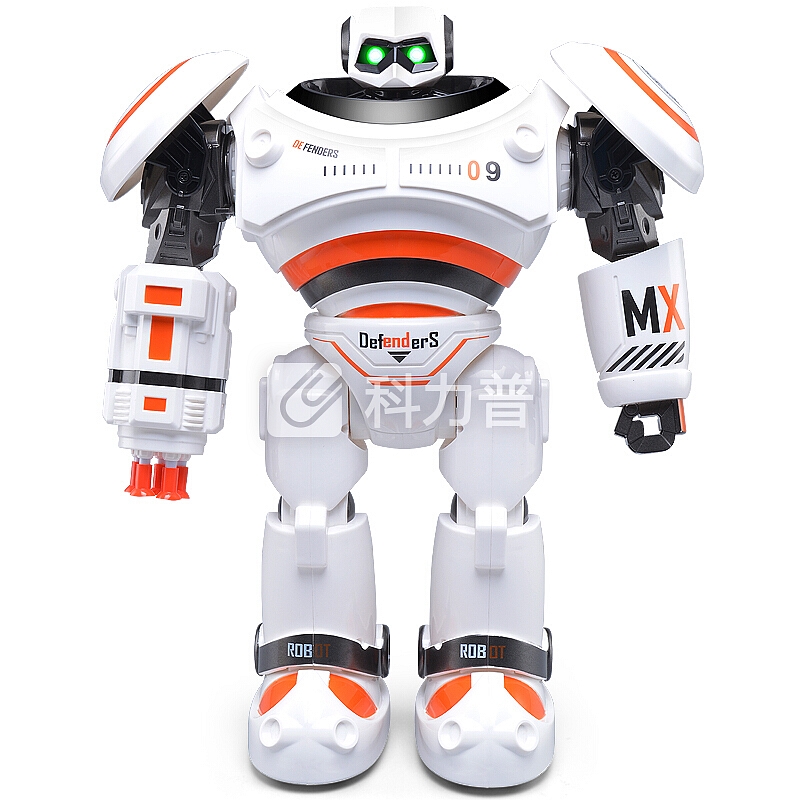 JJR/C 机甲战警(橙色)儿童玩具男孩玩具女孩1-3-6岁以上益智玩具宝宝婴儿小孩幼儿早教机智力玩具
