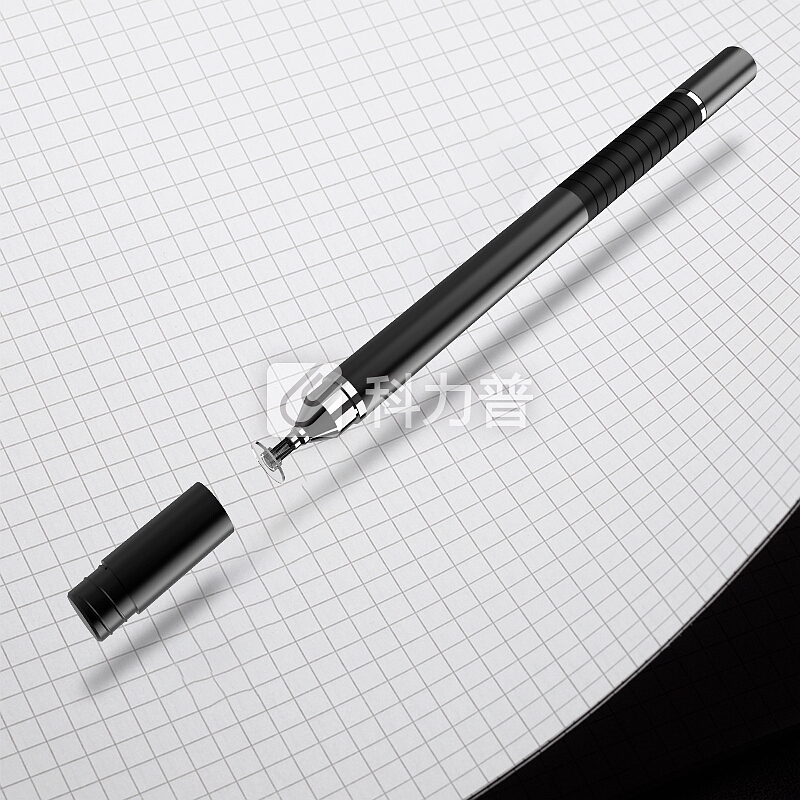 ESCASE iPad电容笔 iPad触控笔 手写笔 绘画笔 通用苹果/安卓平板和手机 具备圆珠笔写字功能 ES-TP-XS优雅黑