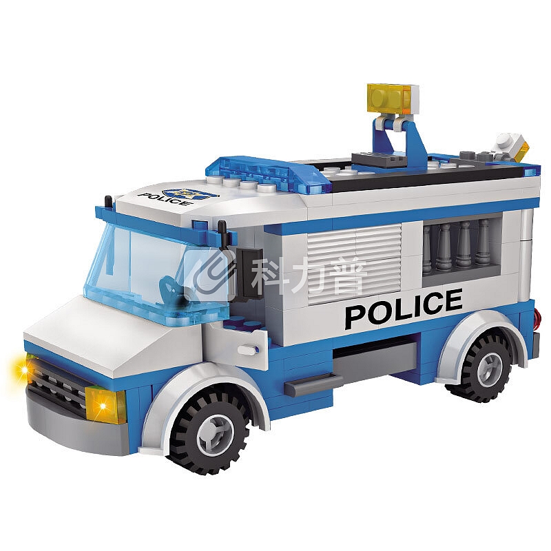 积高(COGO)新城市系列积木之警车 儿童拼装玩具 男孩启蒙益智礼物立体拼插玩具积木194片 4150-B01
