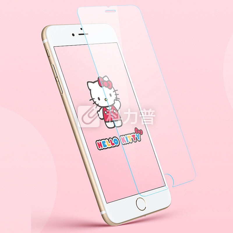 Hello Kitty 苹果iPhone8 Plus/iPhone7 Plus/6s Plus/6 Plus钢化膜 0.2mm透明玻璃膜手机保护贴膜