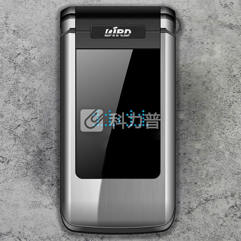 波导(BiRD)A530移动/联通2G翻盖老人手机双卡双待 星光银