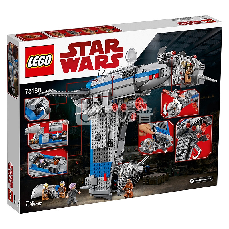 乐高(LEGO)积木 星球大战Star Wars抵抗组织轰炸机9-14岁 75188 儿童玩具 男孩女孩生日礼物