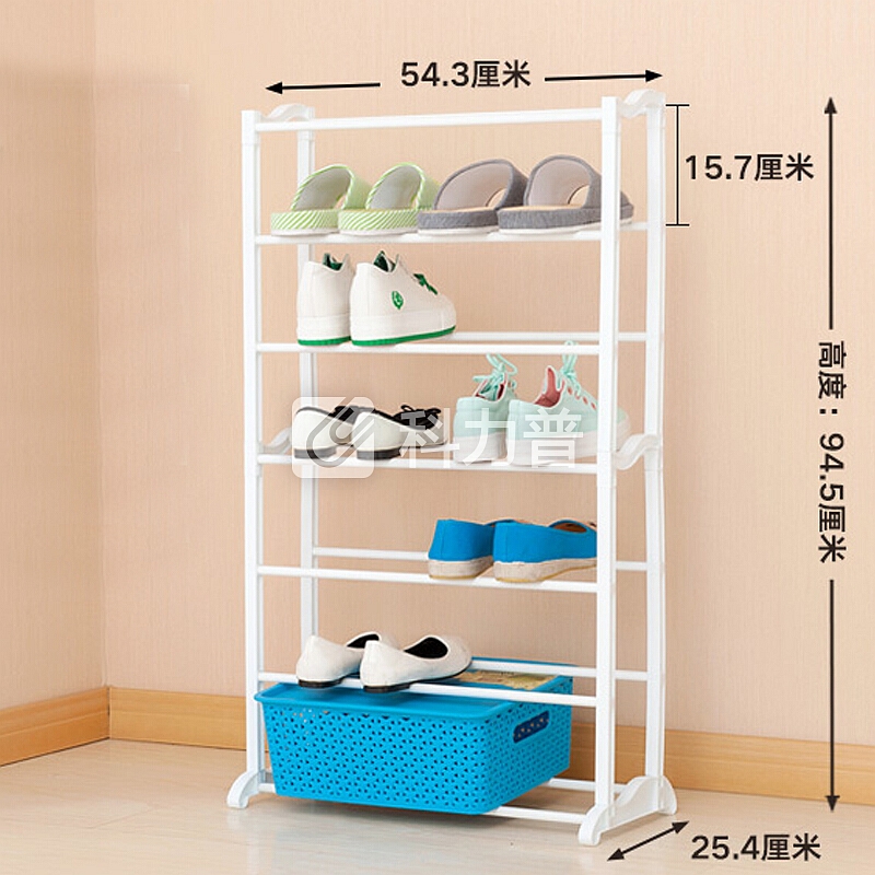 美居客 美居客俏佳人鞋架多层简易碳钢喷塑鞋架子落地式MJ-0802