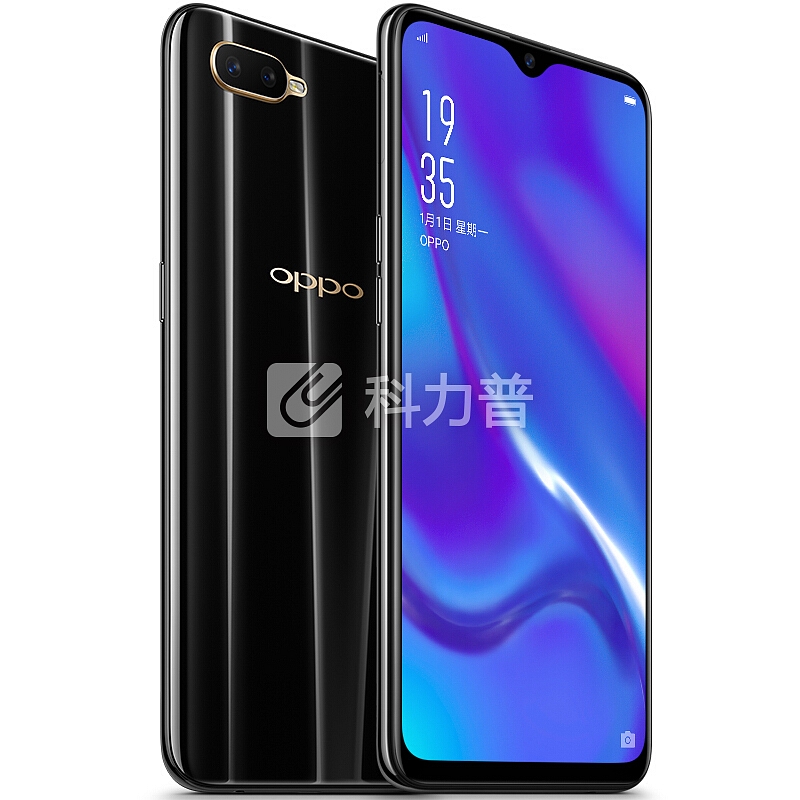 OPPO K1手机【限时下单立减50元+晒单礼】首款屏幕指纹 面部识别解锁 全网通 墨玉黑(4G +64G) 双卡双待 全网通