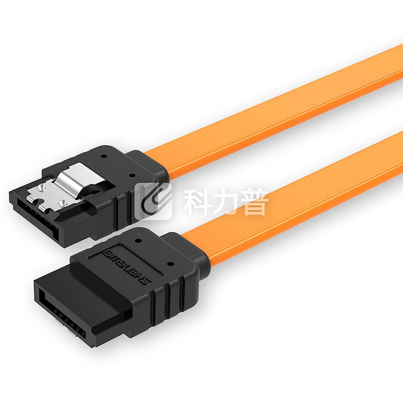 胜为(shengwei)SATA3.0硬盘数据连接线 外接直头固态机械硬盘光驱串口线电源双通道屏蔽转换线0.5米SAT-105