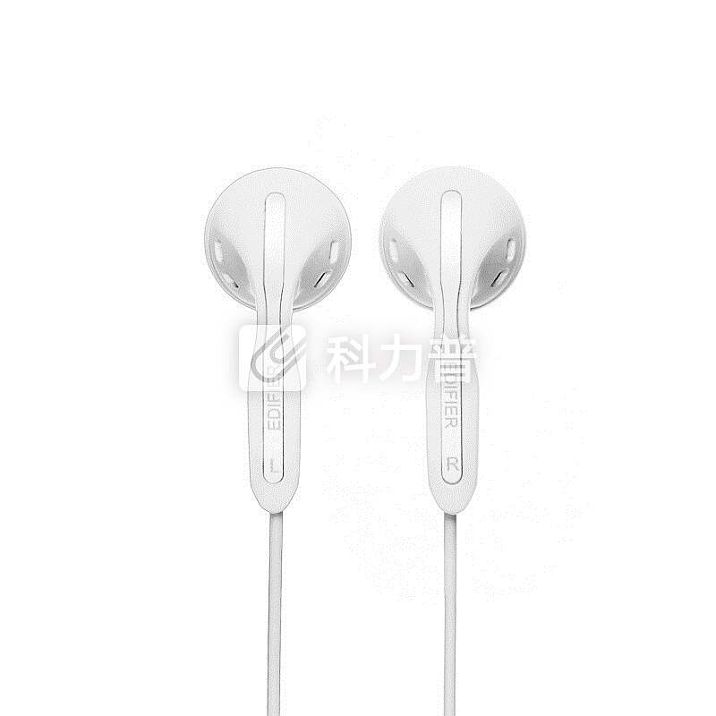 漫步者(EDIFIER) K180 耳塞式电脑耳麦 双插头线控可通话 笔记本耳机 电脑耳机 珠光白
