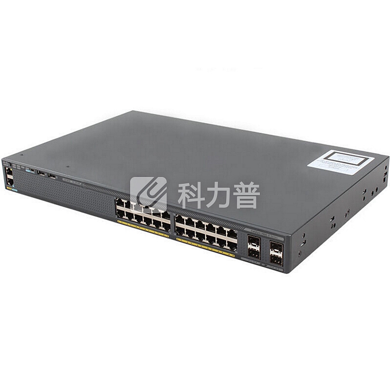 思科(Cisco)WS-C2960X-24PS-L 24口千兆二层交换机
