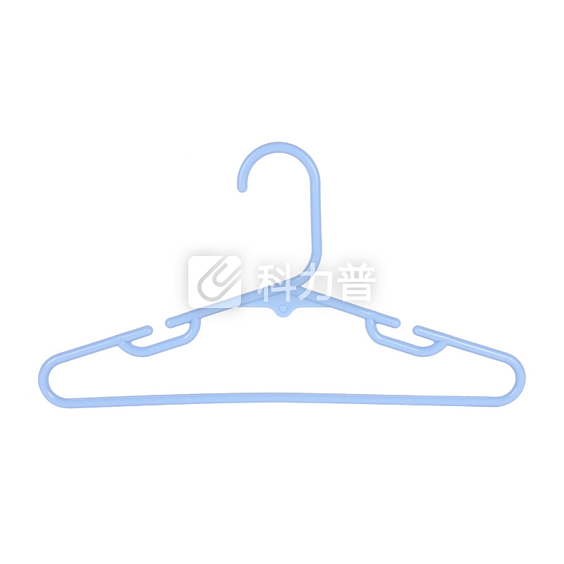 佰客喜 衣架儿童衣架塑料加厚婴儿衣挂小号衣架子晾衣架衣服架 蓝色 8支装 57319
