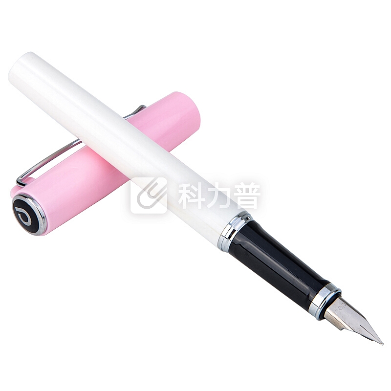 得力(deli)淡彩时尚系列F尖/明尖钢笔墨水笔 粉DL-S161F