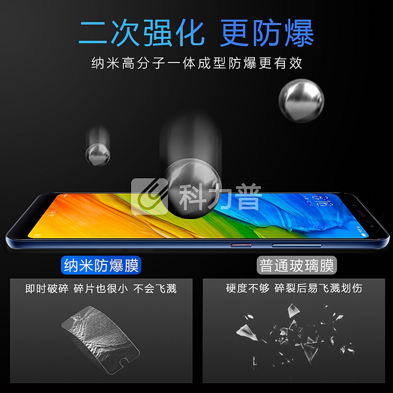 Smorss 华为荣耀畅玩7A 钢化玻璃膜 非全屏覆盖高清防爆防指纹手机贴膜 适用于华为荣耀畅玩7a