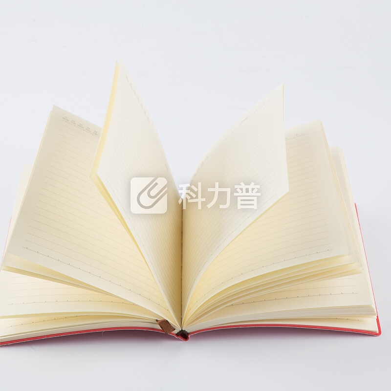 广博(GuangBo)160张A5悦彩商务PU皮面记事本子/文具笔记本/笔记薄 粉红GBP25888