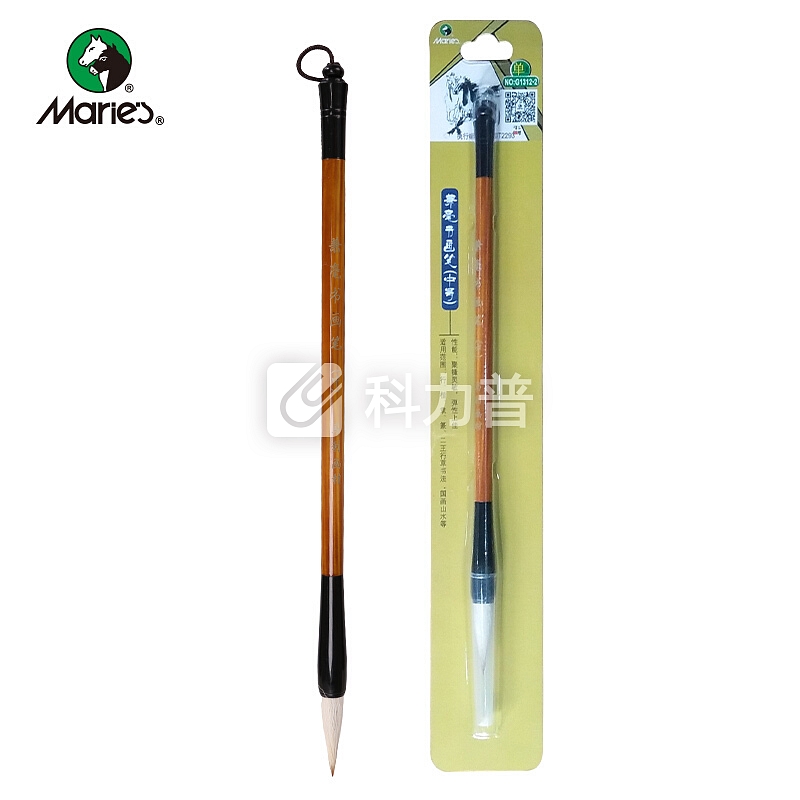 马利 马利（Marie's）单支装中兼毫画笔 书法楷书行书毛笔 初学国画笔 G1312-2 中兼毫毛笔
