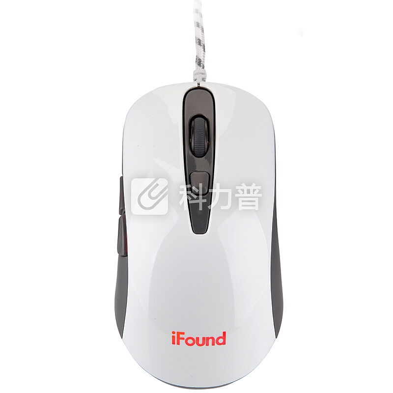 方正(iFound) F663鼠标 有线游戏鼠标 笔记本台式鼠标有线光电鼠标 白色