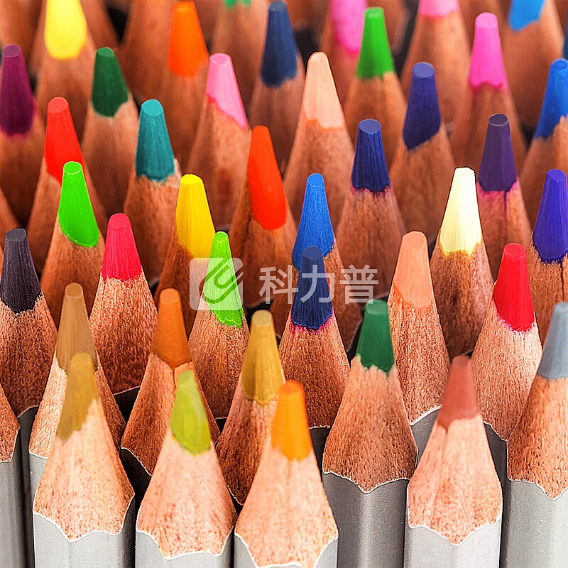 得力(deli)24色铁盒水溶性彩色铅笔 水溶性彩铅套装(附赠毛笔)6521