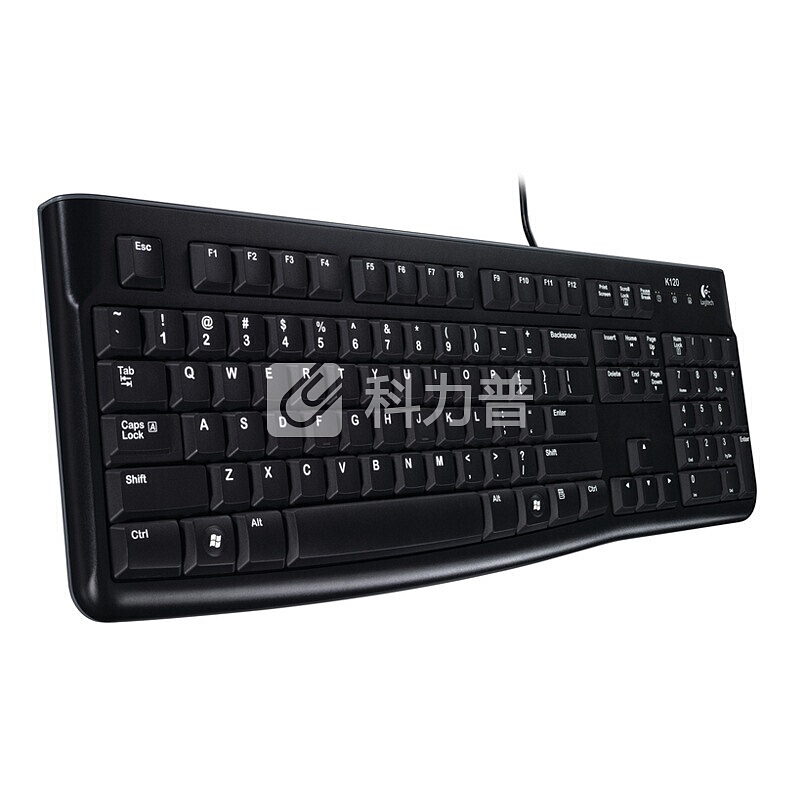 罗技 Logitech 罗技（Logitech）K120有线USB键盘 家用办公电脑笔记本通用U口键盘 黑色