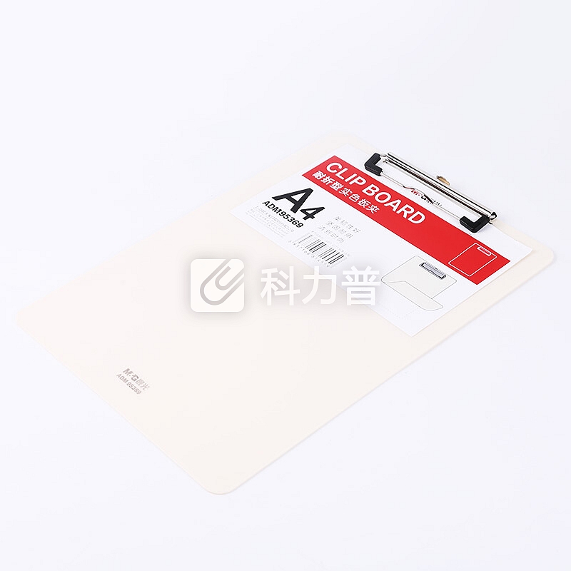 晨光 M＆G 晨光(M&G)A4米白色耐折型板夹记事夹字板垫板文件夹 单个装ADM95369 A4耐折 米白色