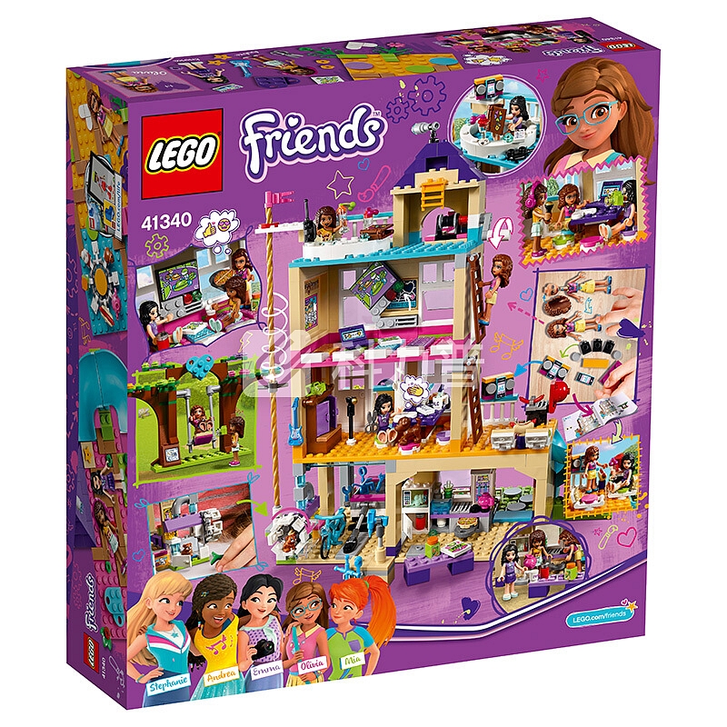 乐高(LEGO)积木 好朋友Friends心湖城友情俱乐部6-12岁 41340 儿童玩具 女孩生日礼物